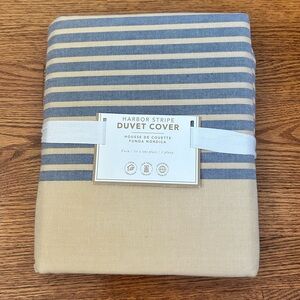 Pottery Barn Teen Twin Striped Duvet Cover Bedding